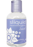 Sliquid Naturals Swirl Water Based Lubricant Blue Raspberry...